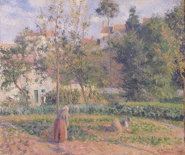 Fine Art Print Vegetable Garden at the Hermitage, Pontoise, 1879