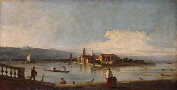 Fine Art Print View of the Isles of San Michele, San Cristoforo and Murano,