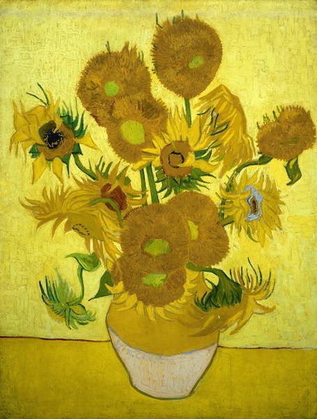 Canvas Print Vincent van Gogh - Sunflowers