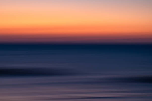 Arte Fotográfica Vivid colors of Mediterranean sunset. Abstract
