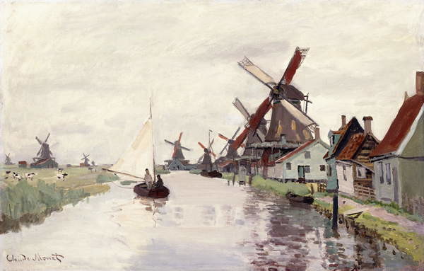 Wallpaper Mural Windmill in Holland, 1871
