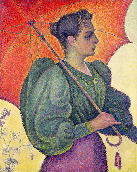 Canvas Print Woman with a Parasol, 1893