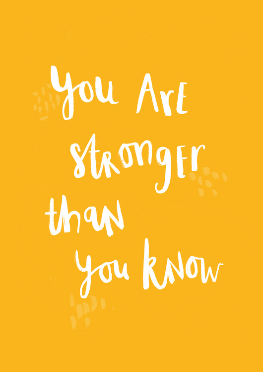Wallpaper Mural You are stronger than you know
