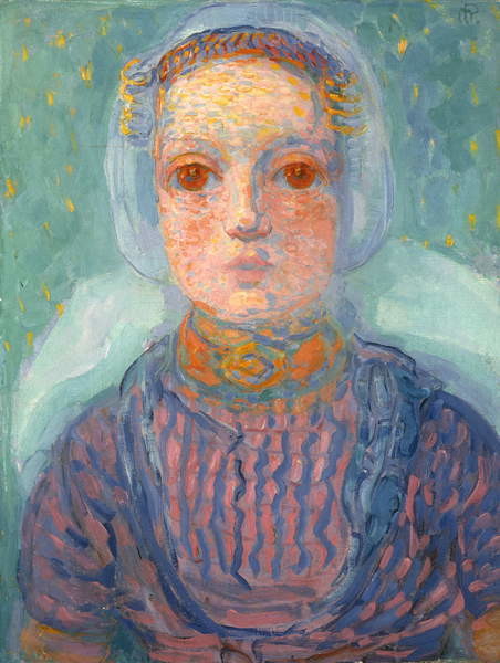 Fine Art Print Zeeland Little Girl; Zeeuws Meisje, 1909-1910