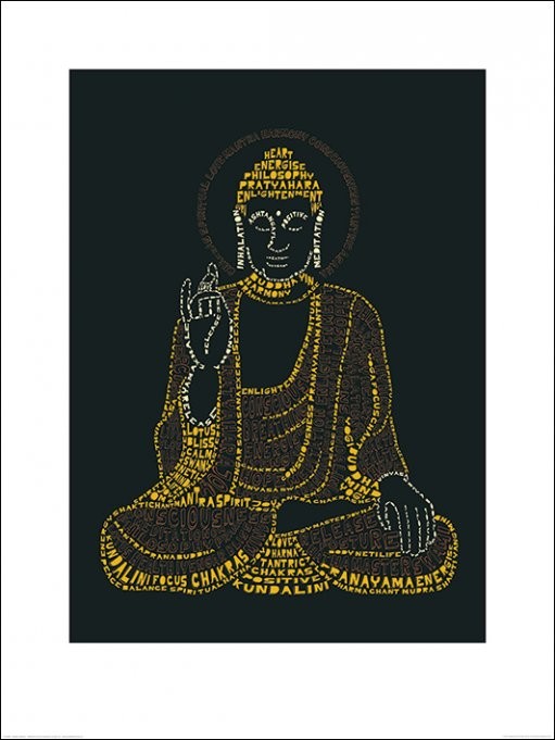 Impressão artística Citography - Buddha