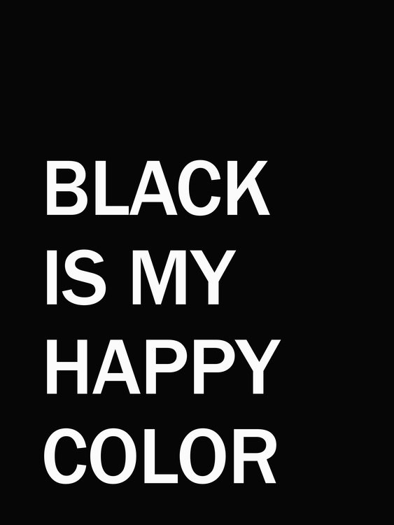 Arte Fotográfica Exclusiva blackismyhappycolour1
