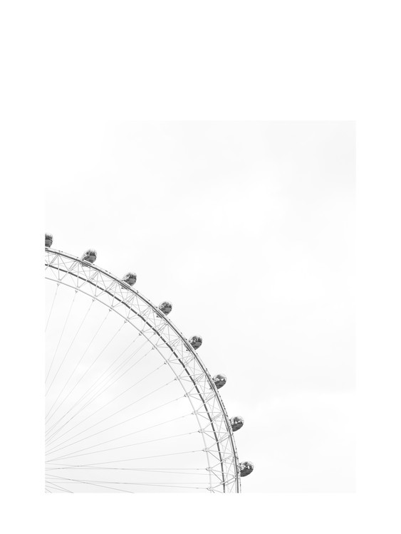 Arte Fotográfica Exclusiva ferriswheelblackandwhite