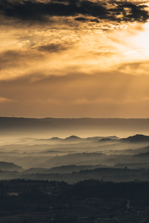 Arte Fotográfica Exclusiva Fog between the valleys
