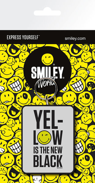 Avaimenperä Smiley - Yellow is the New Black
