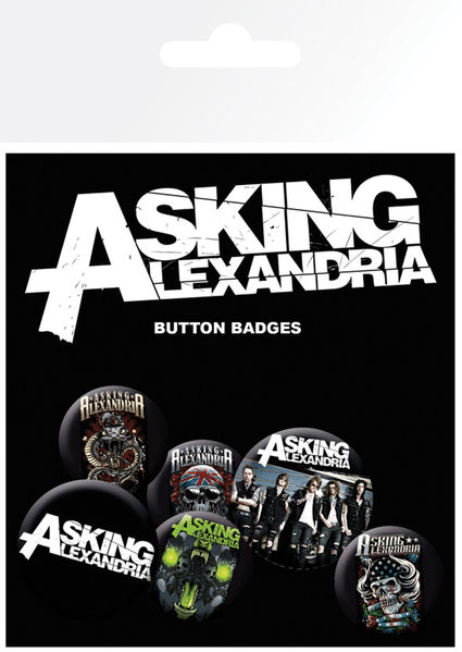 Badge set Asking Alexandria - Graphics
