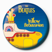 The Beatles Yellow Submarine Anstecker Abzeichen With 25mm Logo