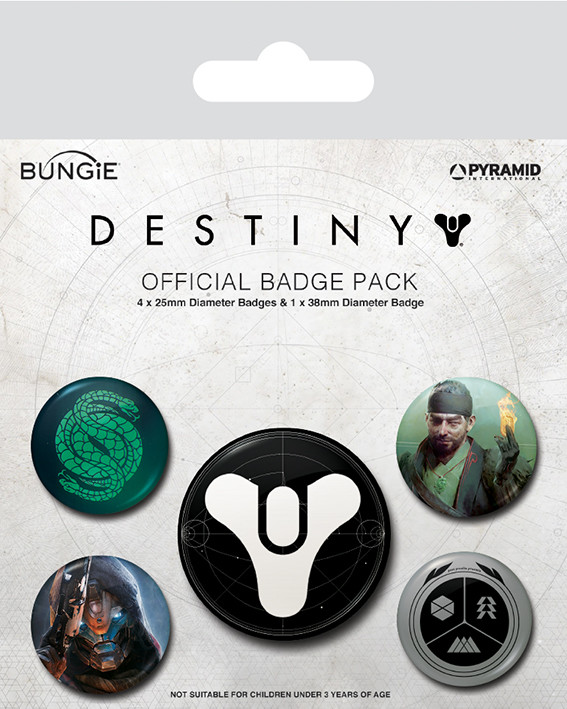 Destiny - Guardians of Light Badge Pack