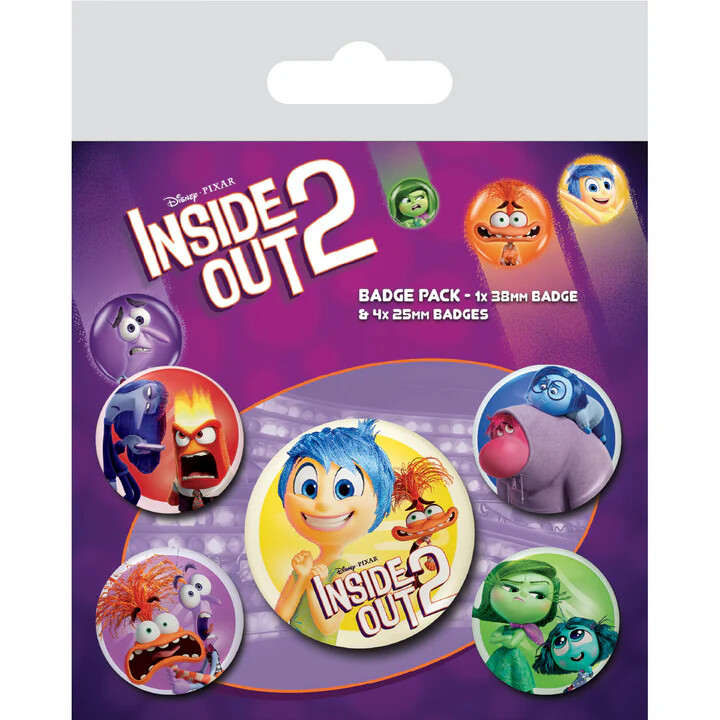 Badge set Inside Out 2 - Emotional Duos
