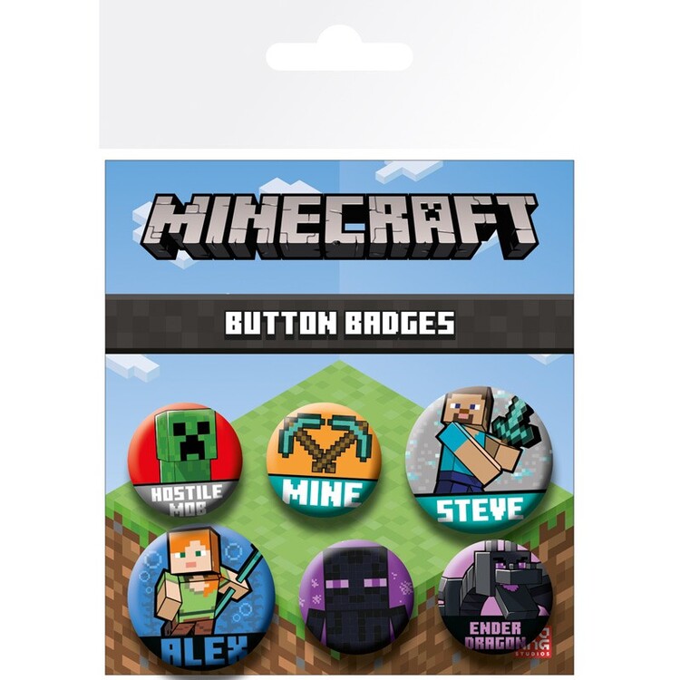 Badge set Minecraft