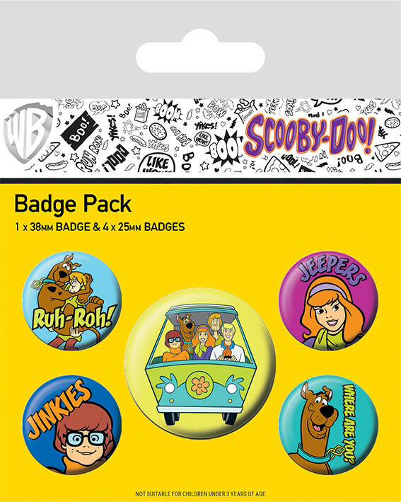 Scooby Doo - Mystery Machine Team Badge Pack