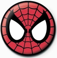 Button, badge SPIDERMAN - eyes | Tips for original gifts