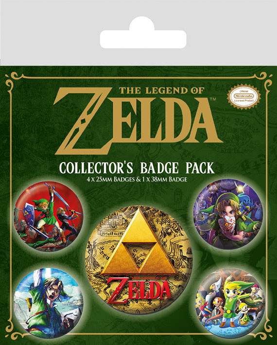 Badge set The Legend Of Zelda - Classics