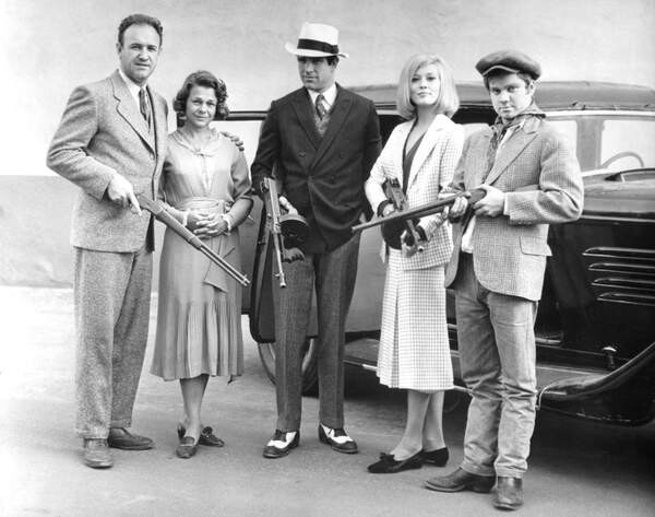 Autocolante Bonnie and Clyde, 1967
