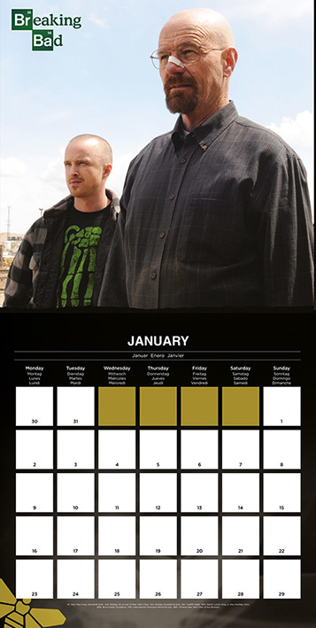 Calendar 2021 Breaking Bad