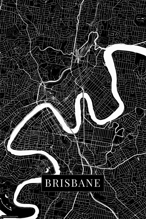 Фотошпалери Brisbane black