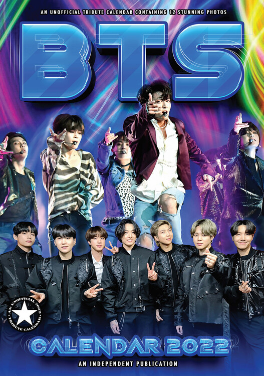 bts wall calendars 2022 large selection