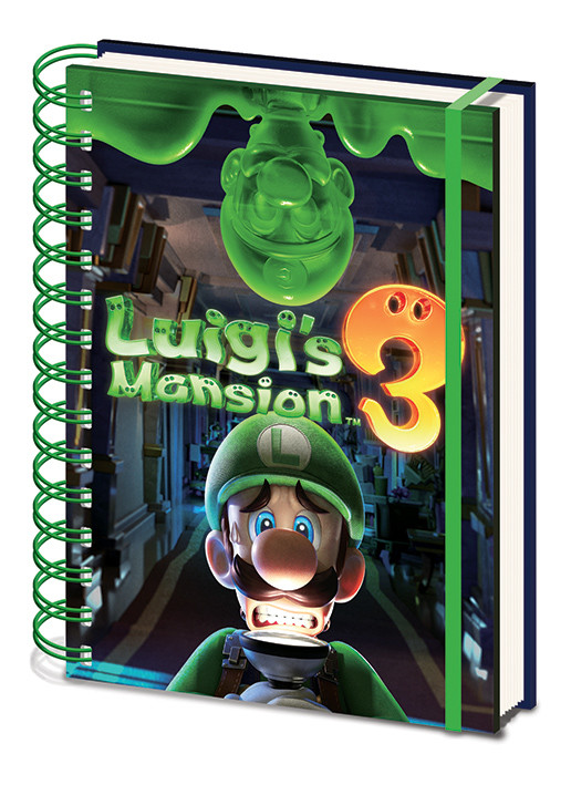 Caderno Luigi's Mansion 3 - Gooigi
