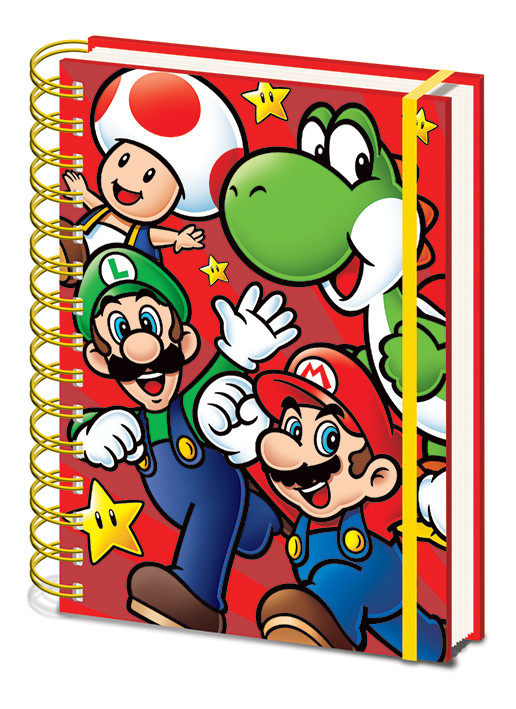 Caderno Super Mario - Run