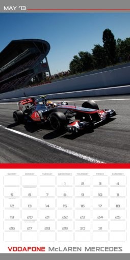 Calendar 2013 Mclaren Wall Calendars Large Selection