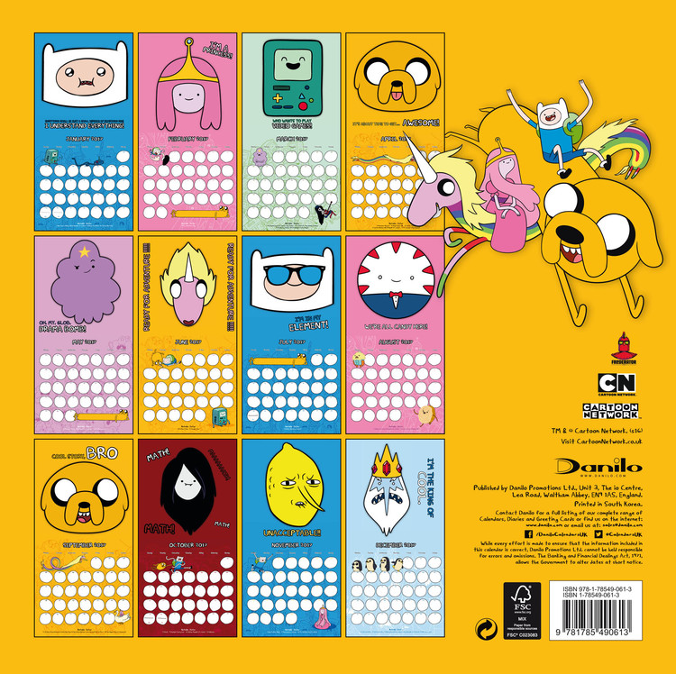 Adventure Time - Calendars 2021 on UKposters/UKposters