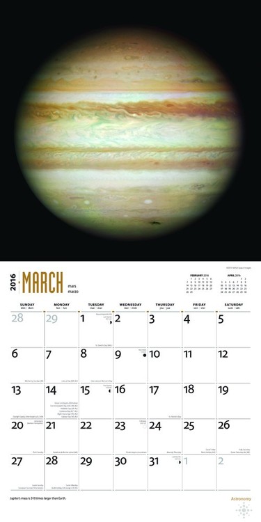 Astronomy - Calendars 2021 on UKposters/Abposters.com