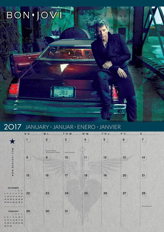 Bon Jovi - Calendars 2021 on UKposters/Abposters.com