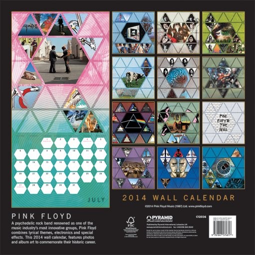 Calendar 2020 Calendar 2014 Pink Floyd