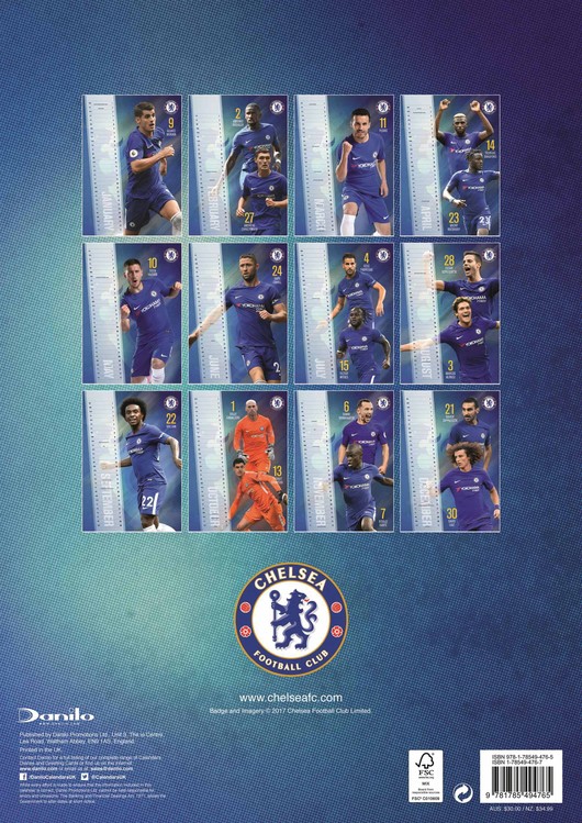 Chelsea Calendars 2021 on UKposters/EuroPosters