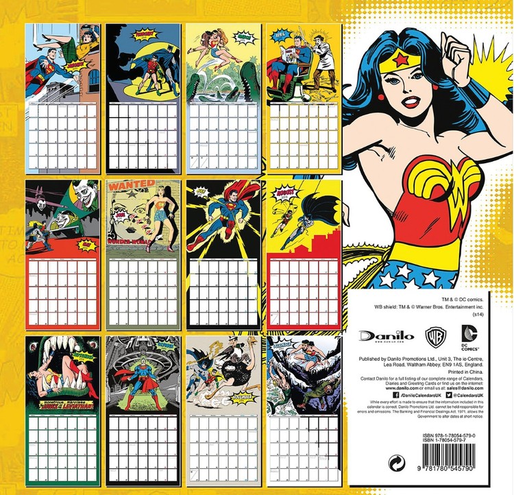 DC Comics Calendars 2021 on UKposters/UKposters