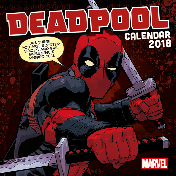 Deadpool Calendar 2021 Printable March