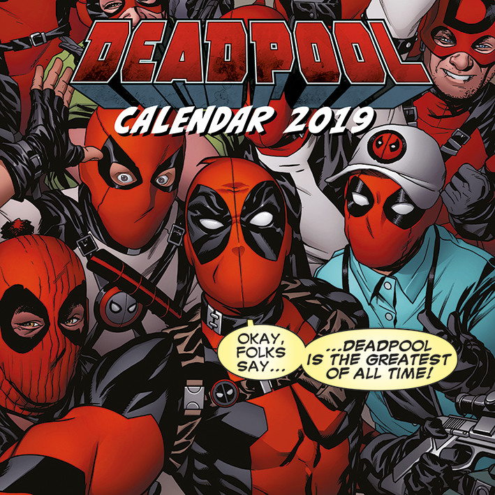 Deadpool Calendar 2021 Printable March