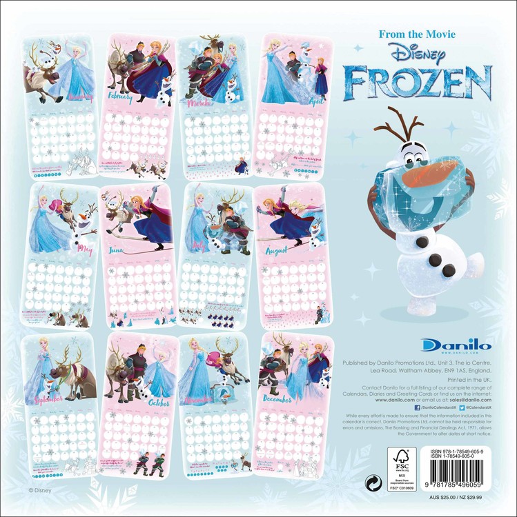 Frozen 2 2024 Calendar Calendar 2024