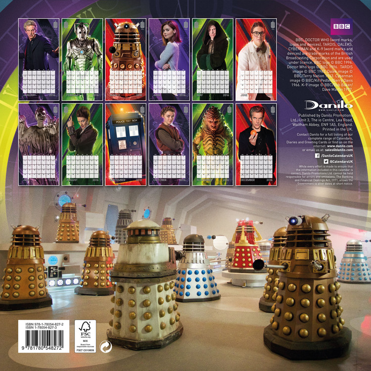 Doctor Who Calendars 2021 on UKposters/UKposters