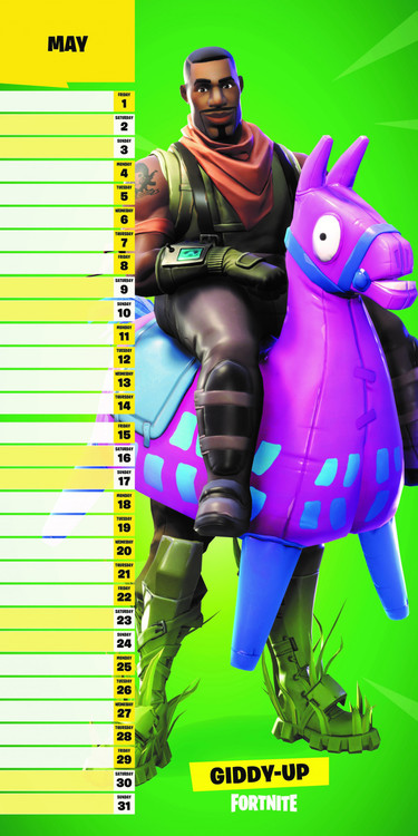 Fortnite - Calendars 2021 on UKposters/UKposters