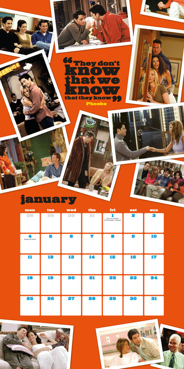 Friends - TV series - Calendars 2021 on UKposters 