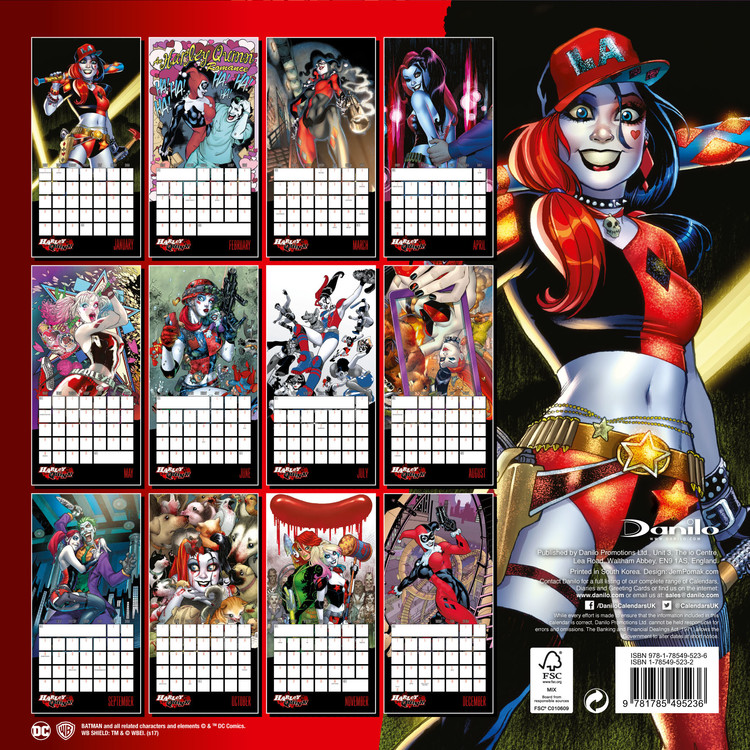 Harley Quinn Calendars 2021 on UKposters/UKposters