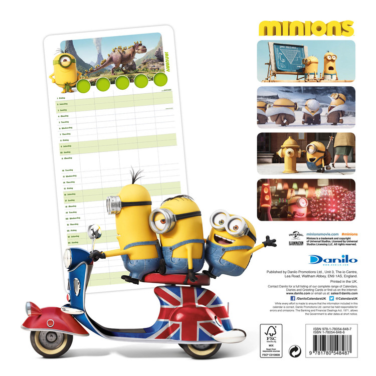 Minions - Calendars 2021 on UKposters/UKposters