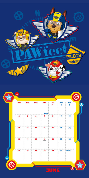 Paw Patrol - Calendars 2021 on UKposters/EuroPosters