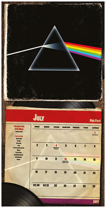 Calendar 2020 Pink Floyd