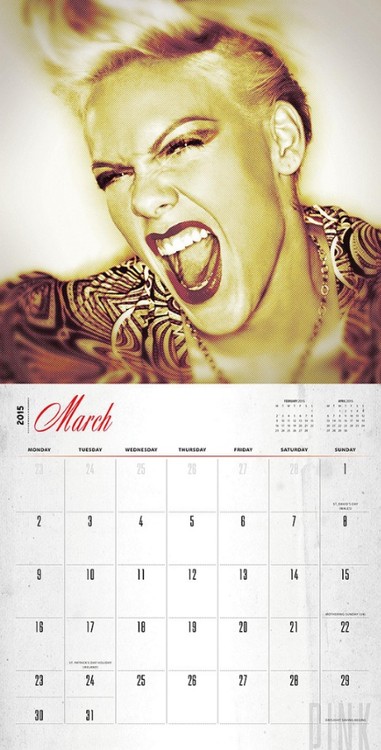 Pink P Nk Calendars 2020 On Ukposters Abposters Com