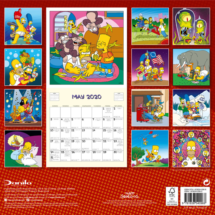 the-simpsons-calendars-2021-on-ukposters-ukposters