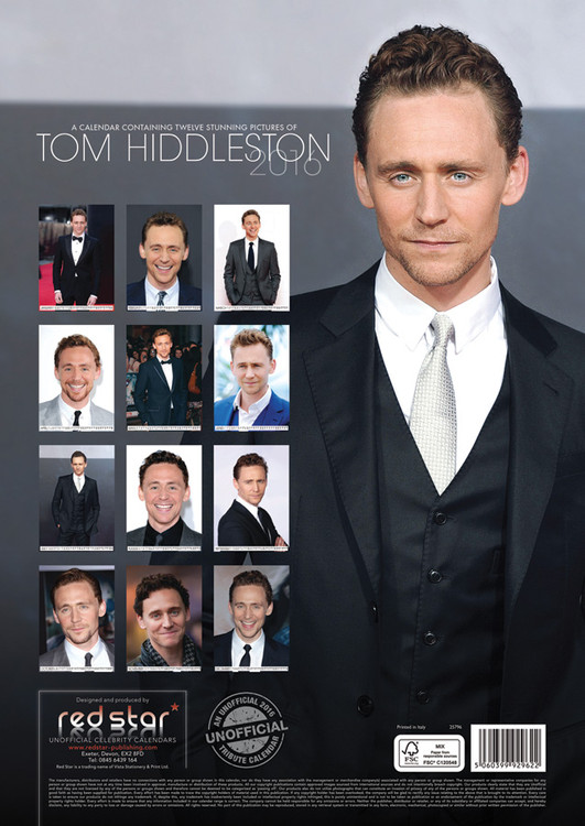 Tom Hiddleston - Calendars on UKposters/EuroPosters