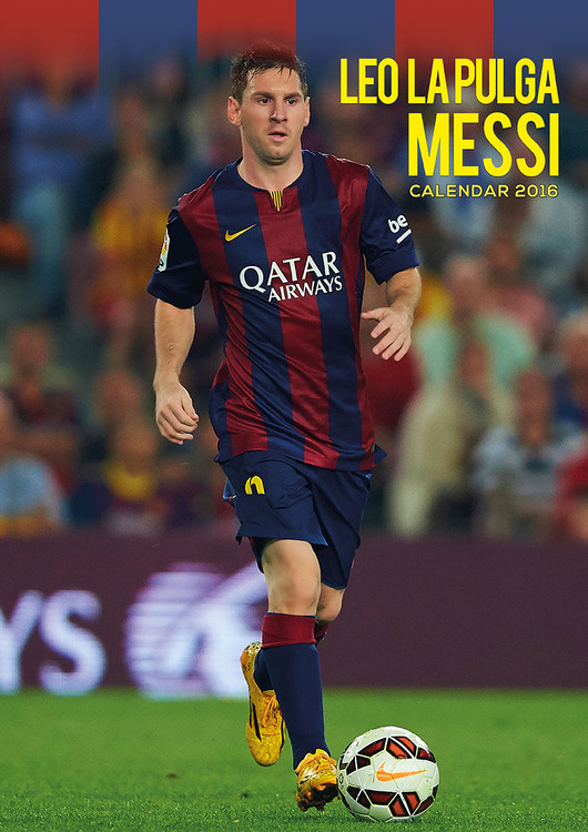 Calendário 2021 Lionel Messi em Europosters.pt