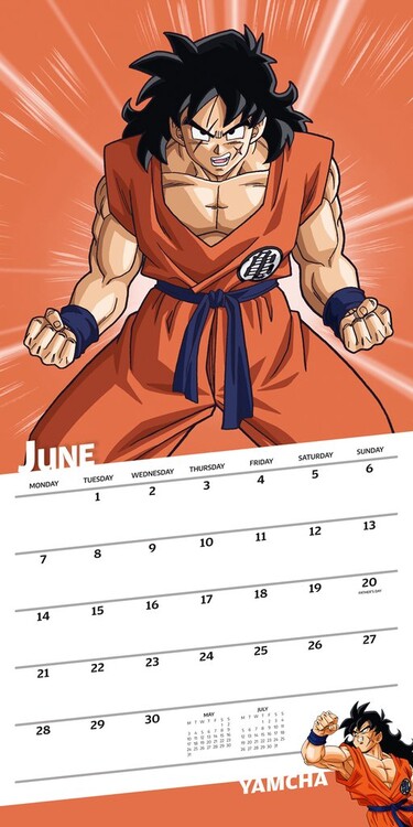 calendário de 2021 tema anime