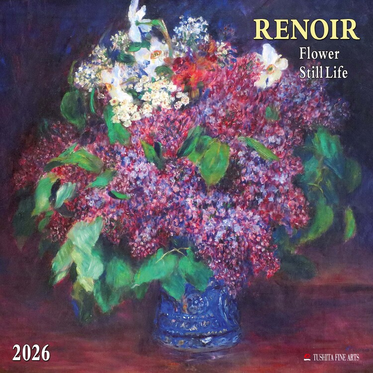 Calendário 2026 Renoir - Flowers Still Life
